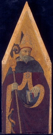Pietro di Giovanni di AMBROGIO – Saint-Augustin vers 1435-1440, Musée Lindenau, Altenbourg
