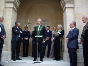 Cérémonie de remise de l’épée d’académicien de Jacques Rougerie, 3 juin 2009, Institut de France