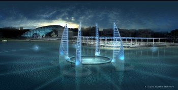 Musée d’Alexandrie, projet de l’architecte Jacques Rougerie