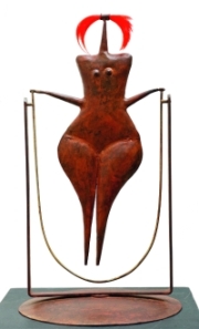Philippe Hiquily, La sauteuse, 2000, Fer, 54 X 24 cm