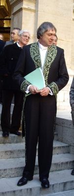 Erik Desmazières de l’Académie des beaux-arts, 14 octobre 2009