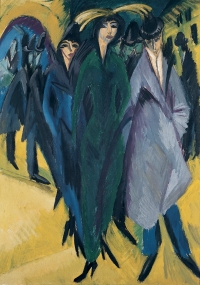 Ernst Ludwig Kirchner, Femmes dans la rue, 1914 huile sur toile 126 x 90 cm Von der Heydt-Museum Wuppertal