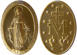 Reproduction de la médaille miraculeuse
