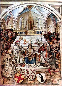 Inauguration de l’Université de Bâle en 1460.