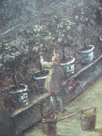 Jardinier, détail du Bosquet du Marais