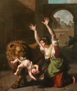 Nicolas-André Monsiau, Le Lion de Florence, 1801