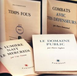 Ouvrages des éditions de Minuit sous la maison d’éditions Parizeau