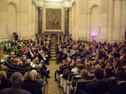 Remises des prix internationaux Onassis 2009 pour le droit et les belles-lettres 2009, Coupole de l’Institut de France