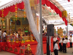 Autel de fête pour le nouvel an chinois Singapour 2008