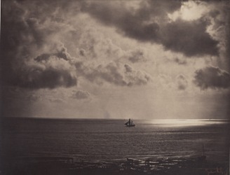 Le Brick au clair de lune (vers 1856) de Gustave Le Gray (1820-1882)