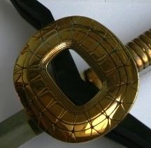 Détail pommeau de l’épée d’académicien d’Aymeric Zublena de l’Académie des beaux-arts