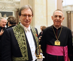 Jean-Luc Marion et Monseigneur Claude Dagens