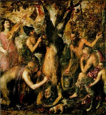Le Supplice de Marsyas, 1575-76, musée national de Kromeriz,