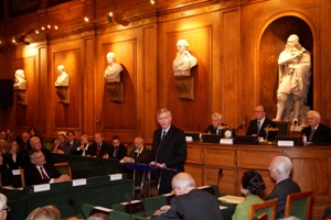 La grande salle des séances lors de la remise du Grand Prix Bonnefous.