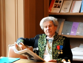 Dominique Fernandez de l’Académie française, 3 décembre 2009, Bibliothèque de l’Institut de France