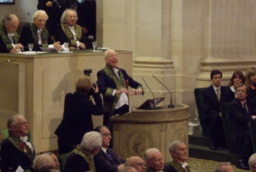 William Christie sous la Coupole de l’Institut le 27 janvier 2010