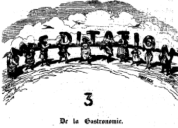 Page extraite de l’édition originale de La physiologie du goût