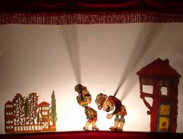 spectacle de "Karagöz", polichinelle turc