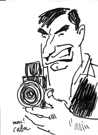 Louis Monier par Cabu