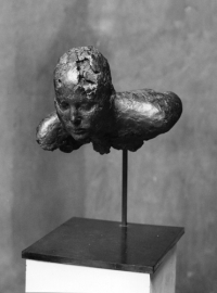 Sculpture de Pierre-Edouard, Torse avec épaules III. 2000, 45 x 31 x 35 cm, Bronze