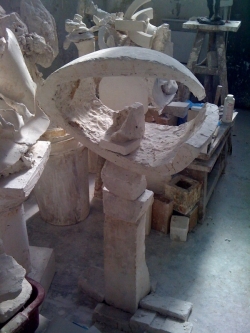 Stèle du sculpteur Gérard Lanvin