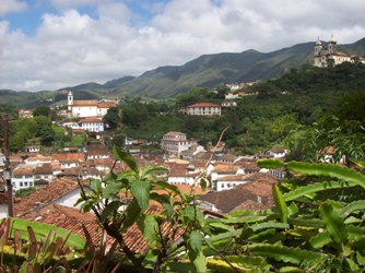 Vue panoramique d’Ouro Preto