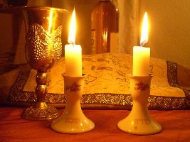 Bougies de shabbat