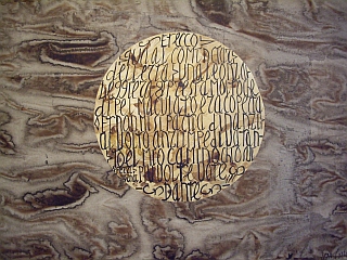 Tableau de Jean Cortot,  exposition : Jean Cortot,  une lecture de Dante, mai 2010