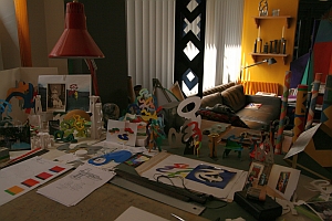 Atelier de Guy de Rougemont, de l’Académie des beaux-arts