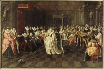 Bal des noces de Joyeuse. Attribué à Hieronymus Francken