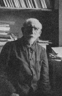 Charles Maurras à Clairvaux, où il resta durant les cinq dernières années de sa vie (1947-52)