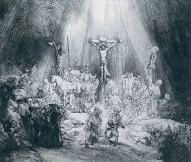 Les trois croix (1653)« C’est parce qu’il n’imite pas la lumière, qu’il trouve la sienne. »  André Malraux