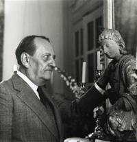 André Malraux en 1974, à Verrières-le-Buisson.