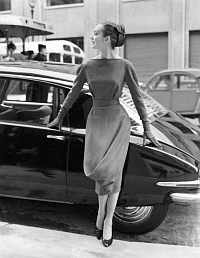 Modèle de Pierre Cardin, 1952