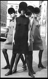 Modèle de Pierre Cardin, 1966