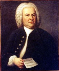 Portrait de Jean-Sébastien Bach, 1748 par Elias Gottlaub Haussmann