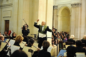 Laurent Petitgirard dirigeant l’Orchestre Colonne, Séance publique annuelle de l’Académie des beaux-arts, Institut de France, 17 novembre 2010