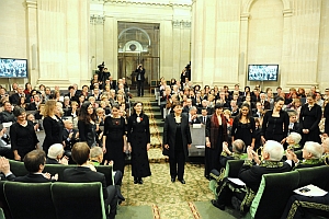 Le Chœur Britten sous la direction de Nicole Corti, Séance publique annuelle de l’Académie des beaux-arts, Institut de France, 17 novembre 2010