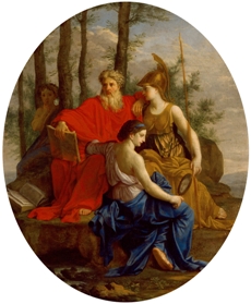 Eustache Le Sueur (1616-1655), Allégorie du Ministre parfait, 1653, Musée des Beaux-arts, Dunkerque © Direction des Musées de Dunkerque, MBA, Ph. Claude Thériez
