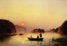 Anton I. Ivanov, La traversée du Dniepr par Nikolaï Gogol – 1845