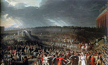La fête de la Fédération, le 14 juillet 1790
