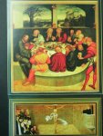 Retable de Wittemberg (détail). Parmi les disciples, Luther reçoit la coupe