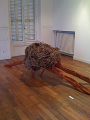 "Nébuleuse", Sculpture de Fabienne Teyssier-Monnot, exposition janvier 2011 Maison du Citoyen et de la vie associative de Fontenay-sous-Bois