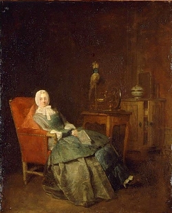 J-S. CHARDIN, Les amusements de la vie privée, Stockholm, Nationalmuseum