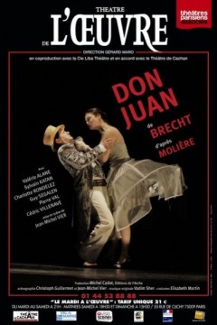 "Don Juan" au Théâtre de l’Oeuvre, dans une mise en scène de Jean-Michel Vier