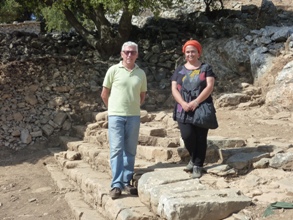 Vasso Zografaki (à droite) et Alexandre Farnoux