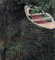 Claude Monet, La Barque, 1887 Huile sur toile, 146 x 133 cm – Musée Marmottan Monet, Paris – Inv. 5082
