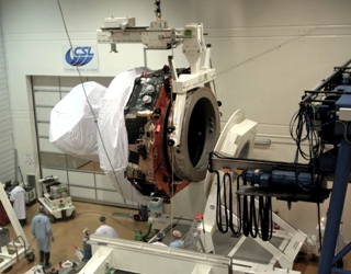 Assemblage du satellite Planck