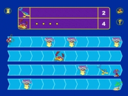 Extrait du logiciel La course aux nombres