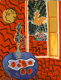 Intérieur rouge